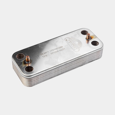 Теплообменник ГВС Zilmet 1901626/1901600 - 16 пластин 192 x 148 (для Viessmann)