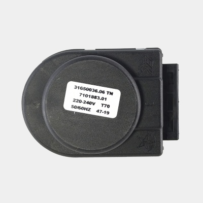 Мотор трехходового клапана ELBI 220v 7.5mm широкий белый (для Ariston)